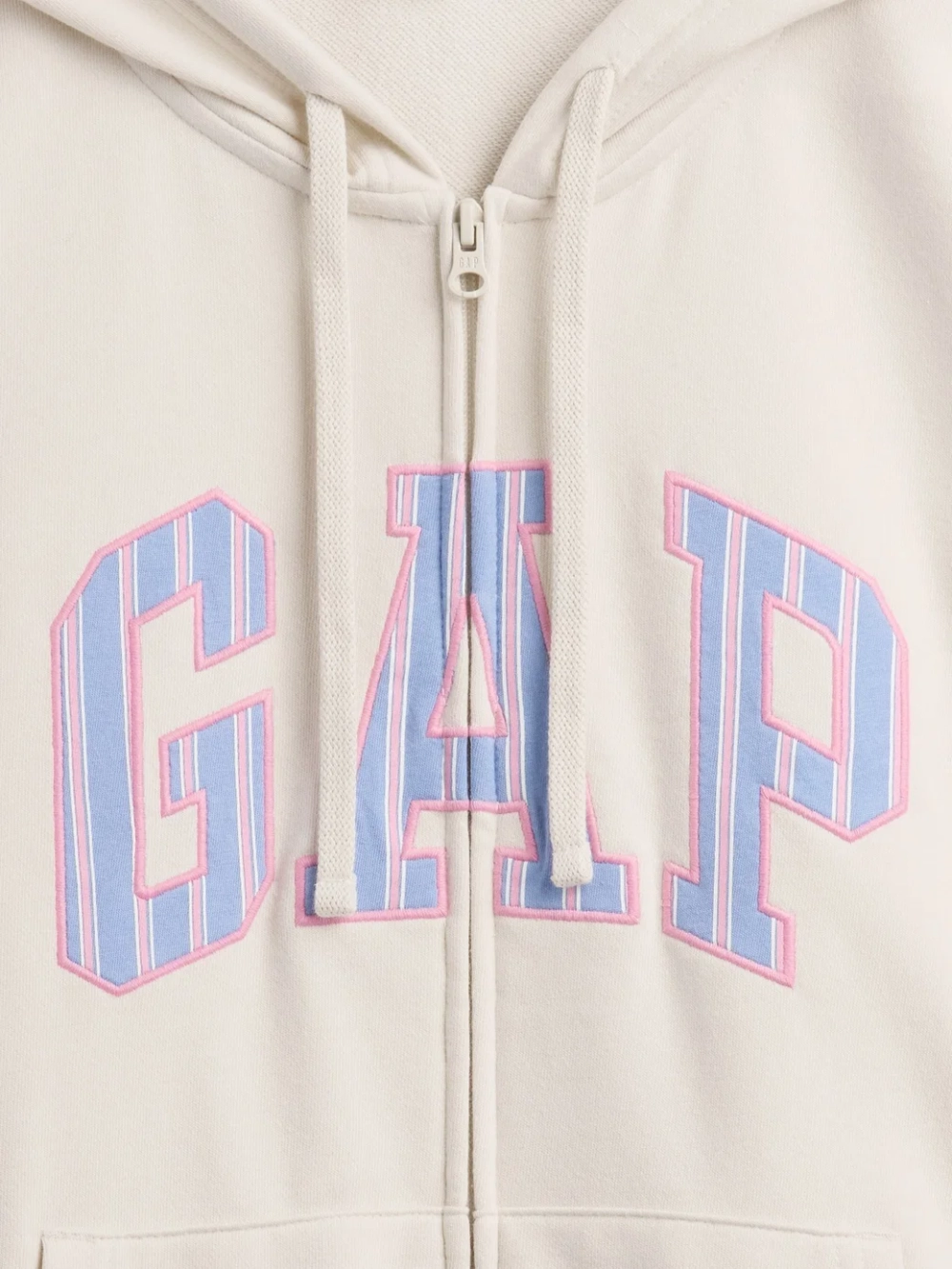Свитшот с логотипом Gap на молнии из французского махрового полотна - GAP