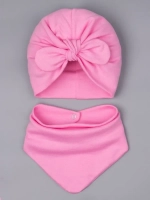 Чалма осенняя для девочки и снуд