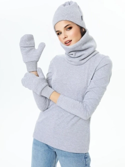 Рукавички-трансформеры из футера с начесом