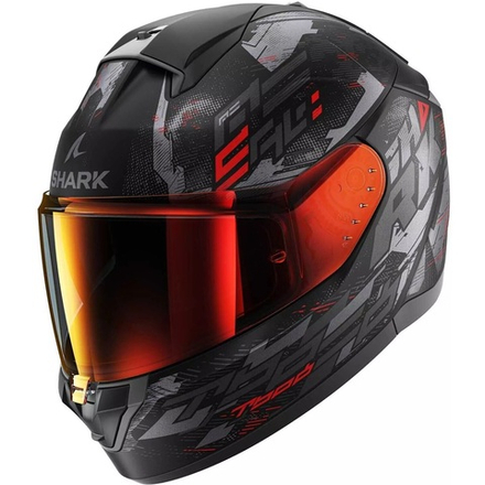 Шлем интеграл Shark RIDILL 2 MOLOKAI MAT Black/Anthracite/Red, L