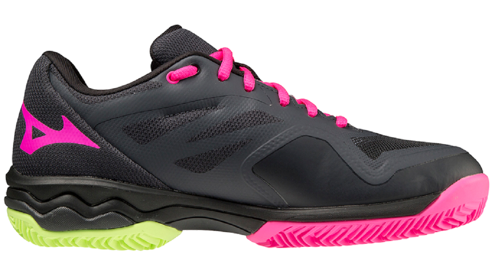 Женские кроссовки для Падел Mizuno Wave Exceed Light Padel - ebony/pinkglo/neolime