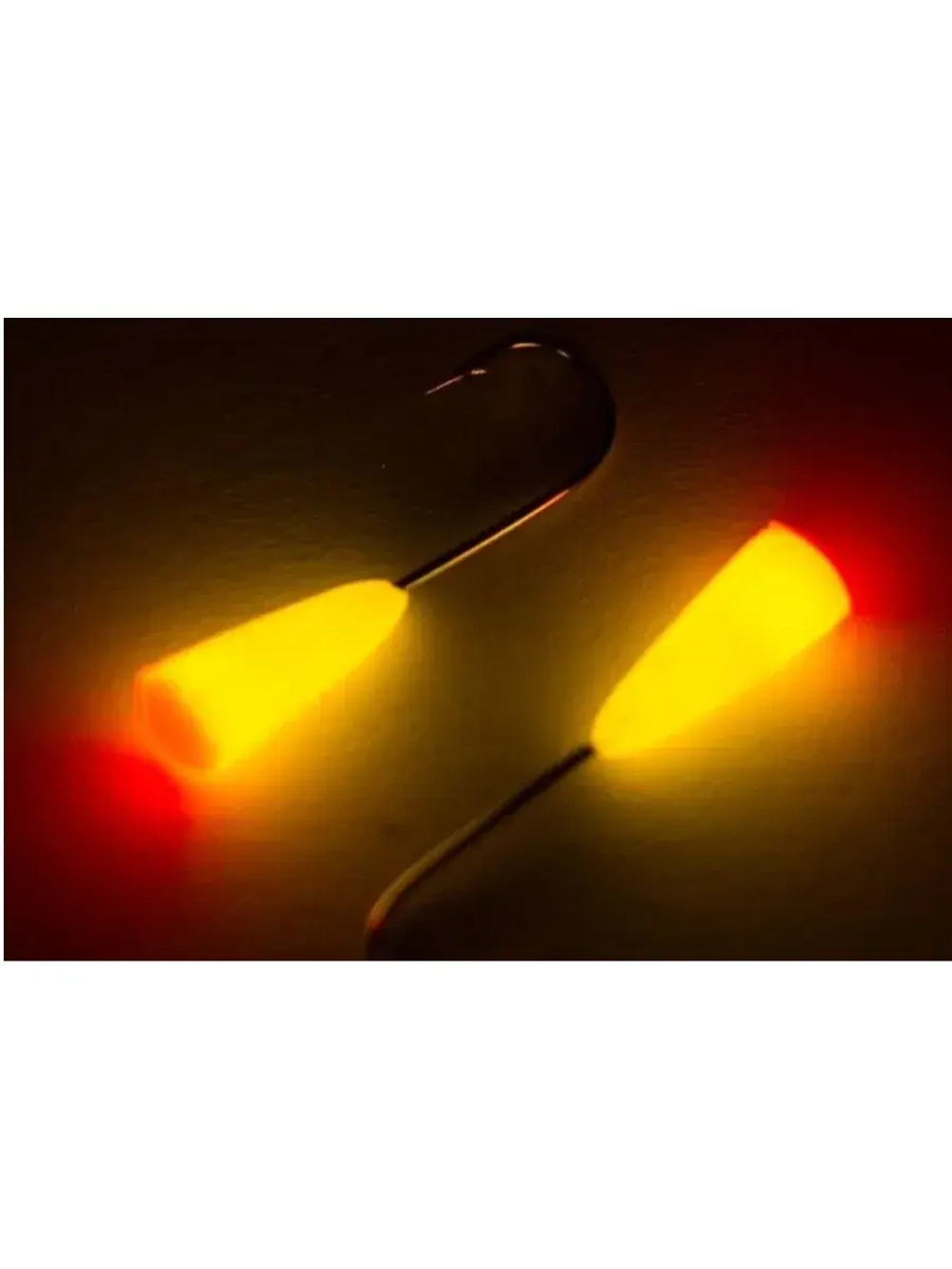 Мормышка Конус свечение Красное + Желтое MOK510RY 10шт/уп