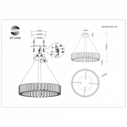 Подвесная люстра ST-Luce SL6203.403.25