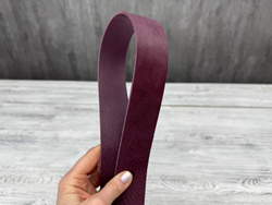 Ременная заготовка Миссури МС13 цв. Фиолетовый, толщ. 3,3-3,5 мм