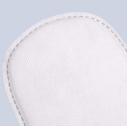 Тапки спанбонд, закрытый мыс (100 пар), одноразовые, белые, подошва 3 мм