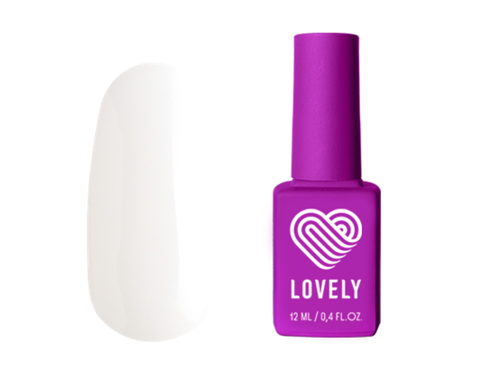 База жесткая камуфлирующая Lovely, оттенок молочный, 12 ml