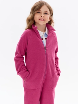 Теплый флисовый комбинезон с карманами