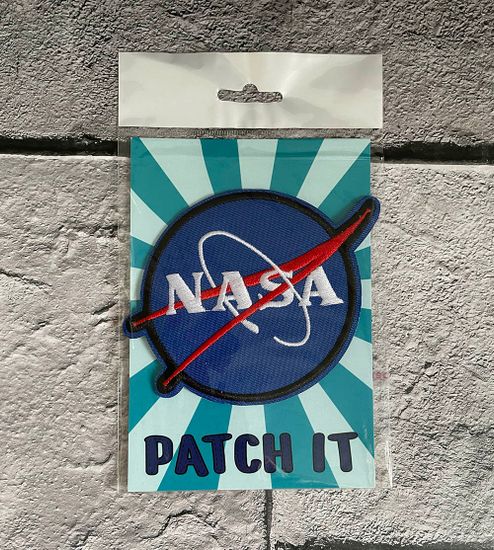 Нашивка термоаппликация на одежду и на рюкзак. NASA, НАСА