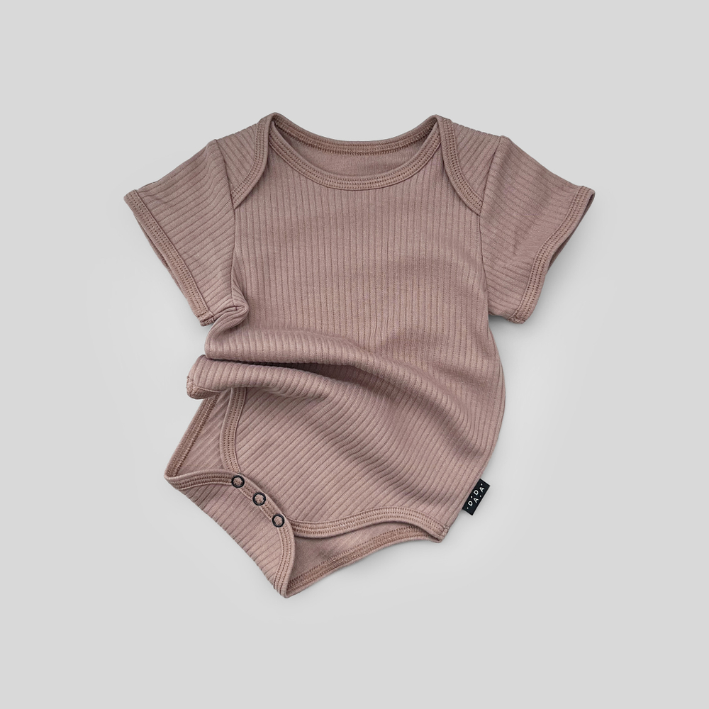 Боди с коротким рукавом (лапша taupe gray)