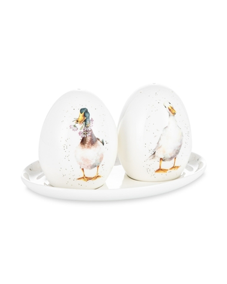 Набор для соли и перца на подставке 8см Royal Worcester Забавная фауна Утки