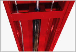 A480A Подъемник четырехстоечный, 8 т., под 3D сход-развал для грузовых авто (Красный)