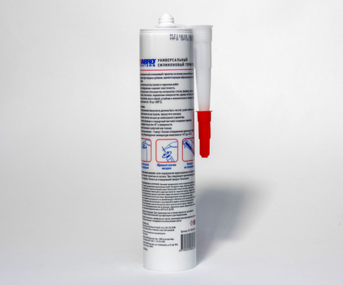 Герметик силиконовый ABRO 1100 коричневый (280мл)