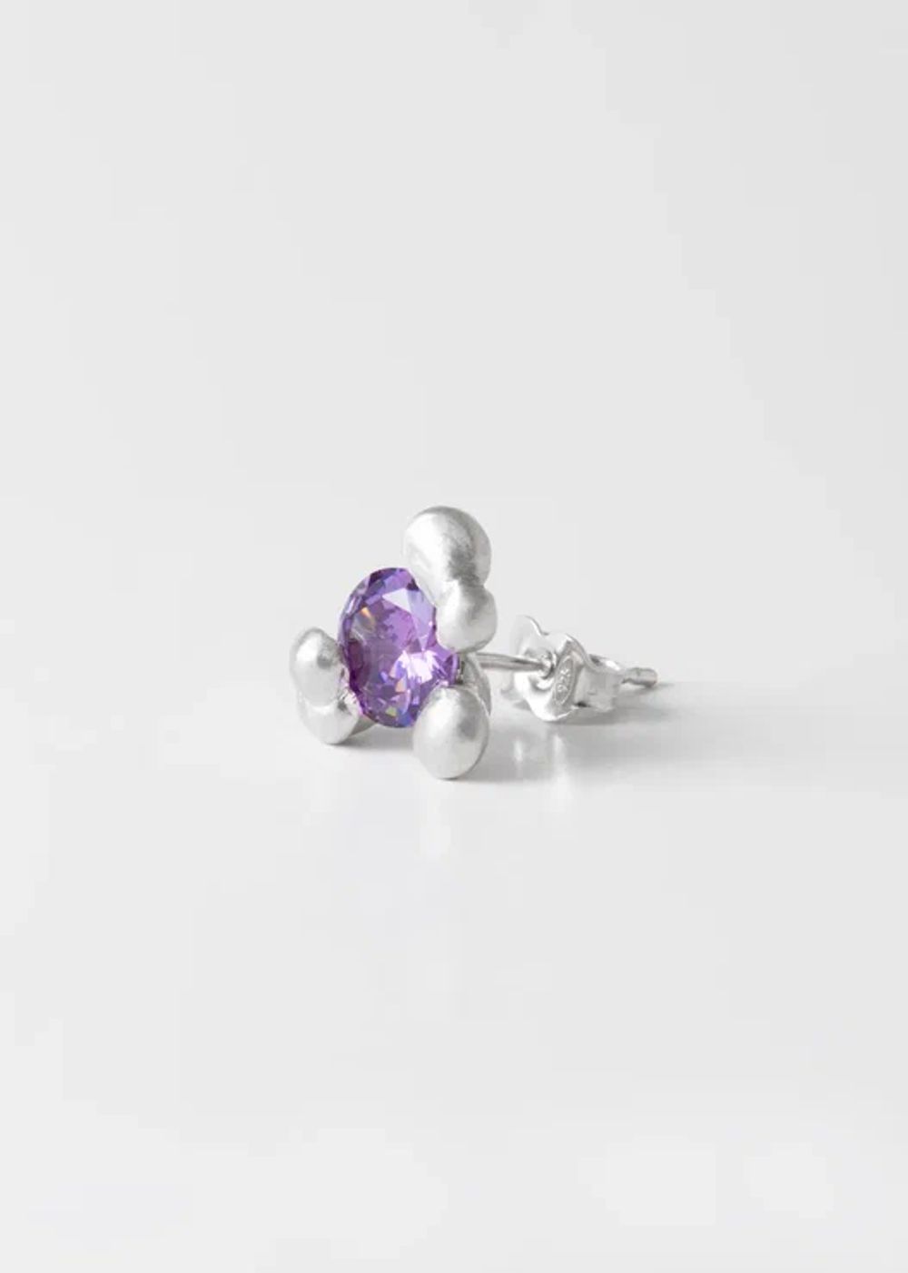 Моносерьга Первый элемент с фианитом