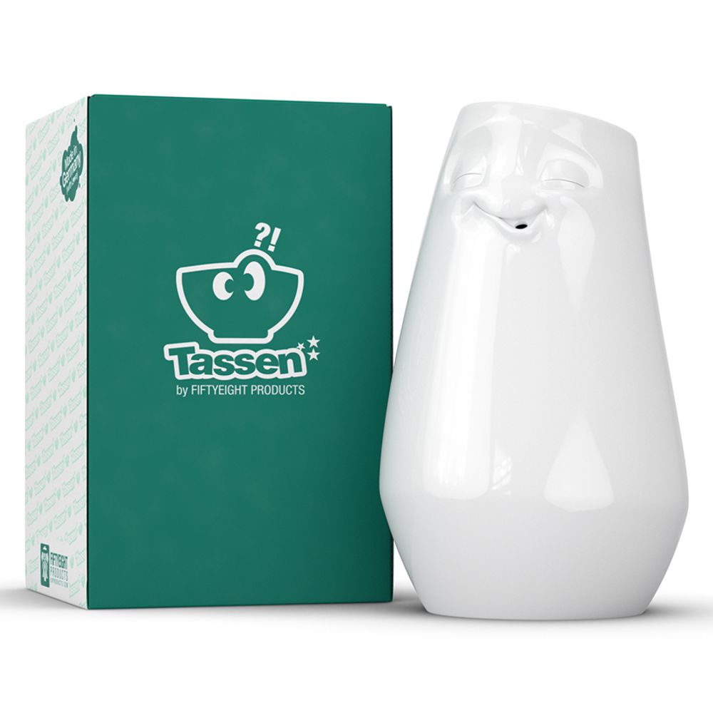 Ваза Laid back, 23 см, белая