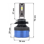 Светодиодные автомобильные LED лампы TaKiMi Alpina HIR2 (9012) 5500K 12V