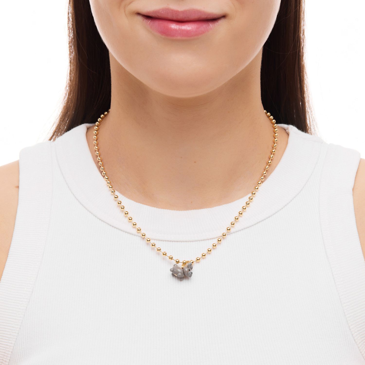 Колье Favorite Fluffy Necklace - French Bulldog