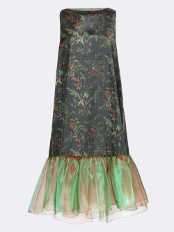 Платье с воланами OLA OLA