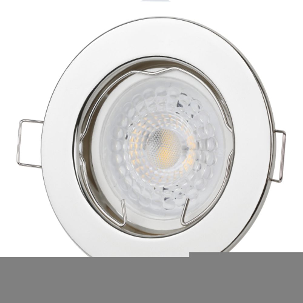 ST1 CH Светильник ЭРА штампованный MR16,12V/220V, 50W хром