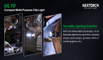Фонарь Nextorch UL10, 65 люмен, с клипсой (UL10)