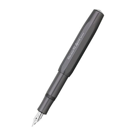Ручка перьевая KAWECO AL Sport F 0.7мм антрацитовый