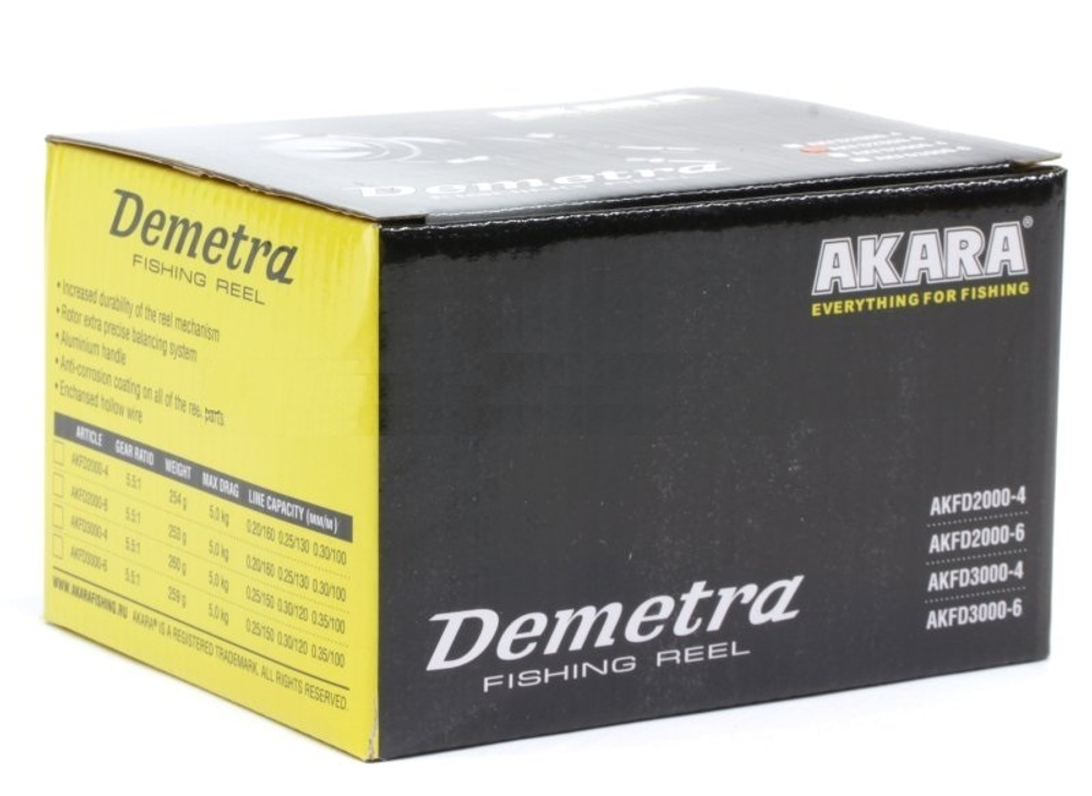 Катушка рыболовная Akara Demetra FD 5+1bb з/ш