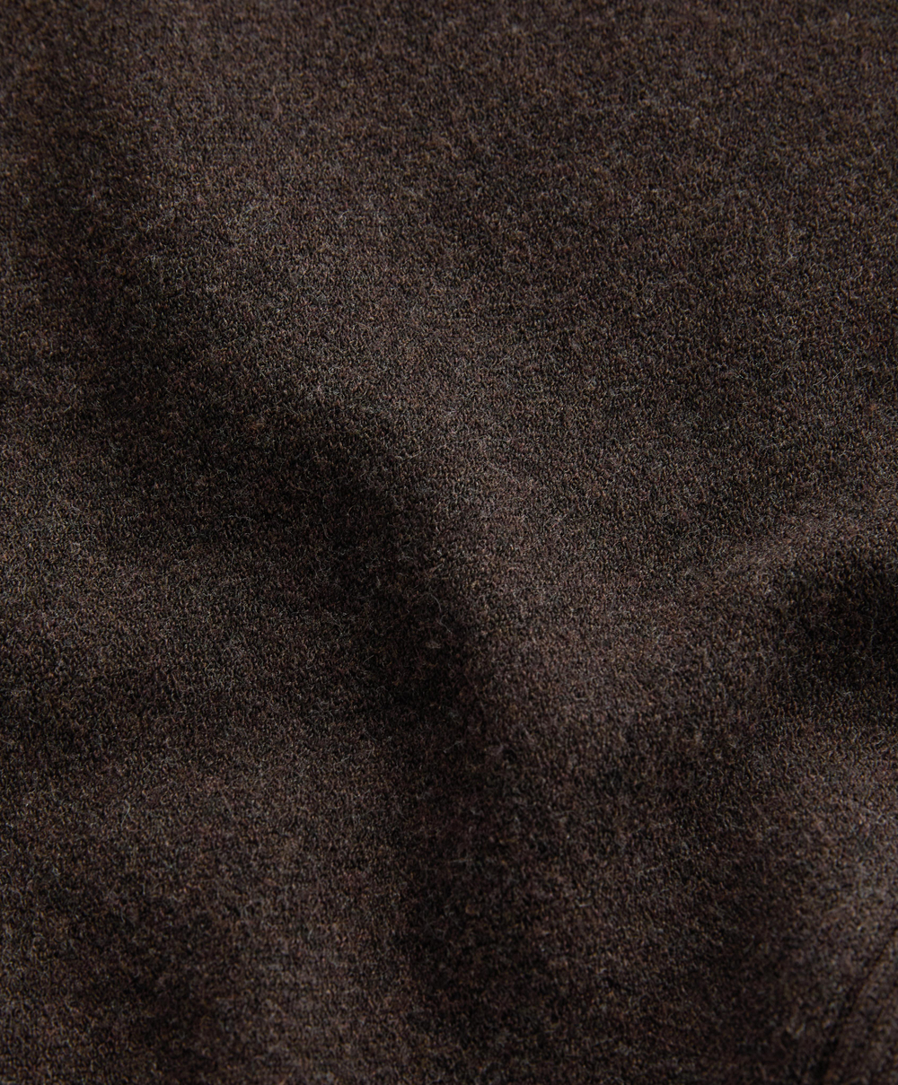 OYSHO Прямые брюки с резинкой по бокам, коричневый