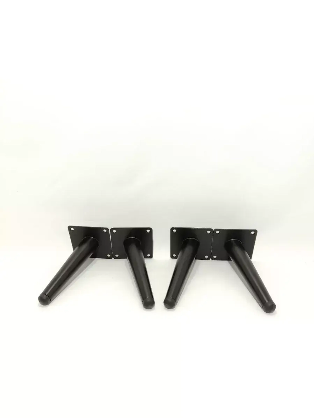 Ножки мебельные черные Штык Косой 150мм/4шт