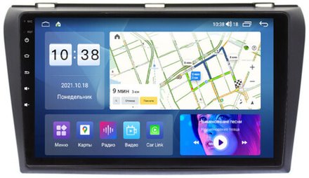 Магнитола для Mazda 3, Axela 2003-2009 - Parafar PF161UHD Android 11, ТОП процессор, 8Гб+128Гб, SIM-слот