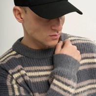 Свитер КУЛЬТУРА Furry stripes, серый