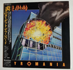 Винтажная виниловая пластинка LP Def Leppard Pyromania (Japan 1983) (Obi)