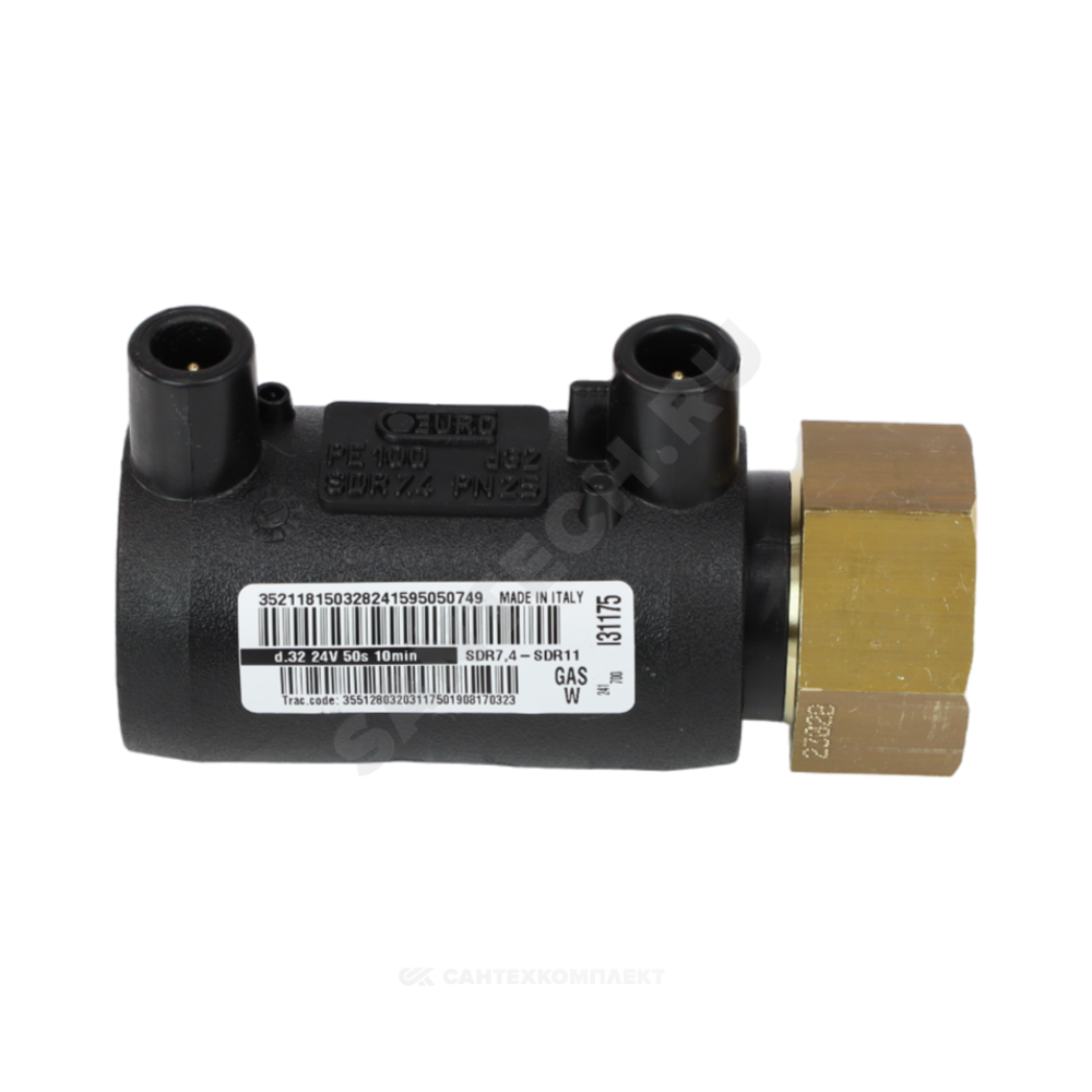 Муфта электросварная ПЭ100 Дн 32х1" ВР Ру25 SDR7,4 EUROSTANDARD 2162160032