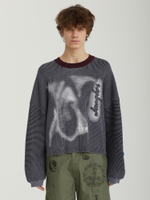 Мужской Свитер Two Tone Rib Knit
