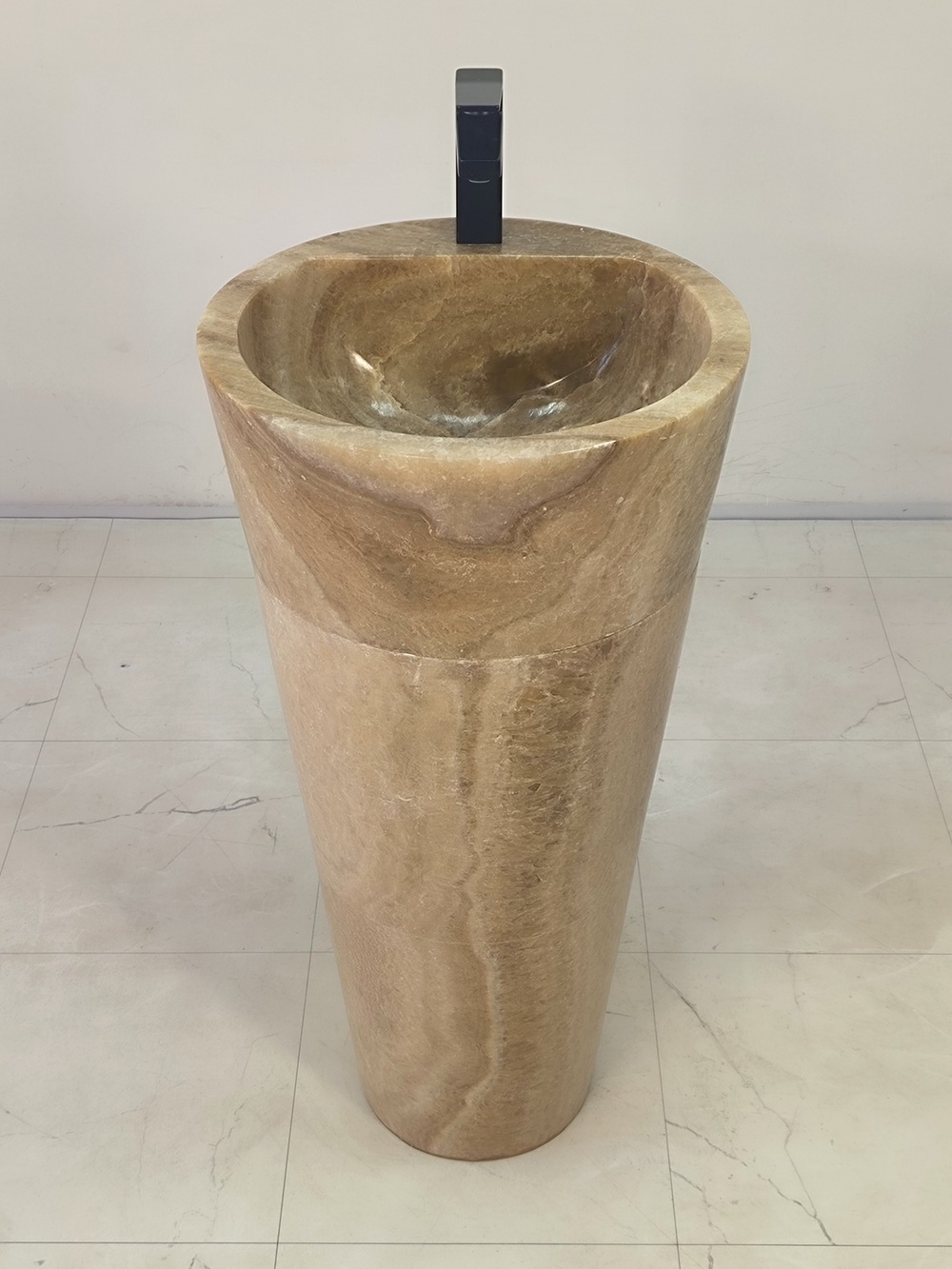 Раковина напольная из оникса Sunset ON-61352 (45*45*90)