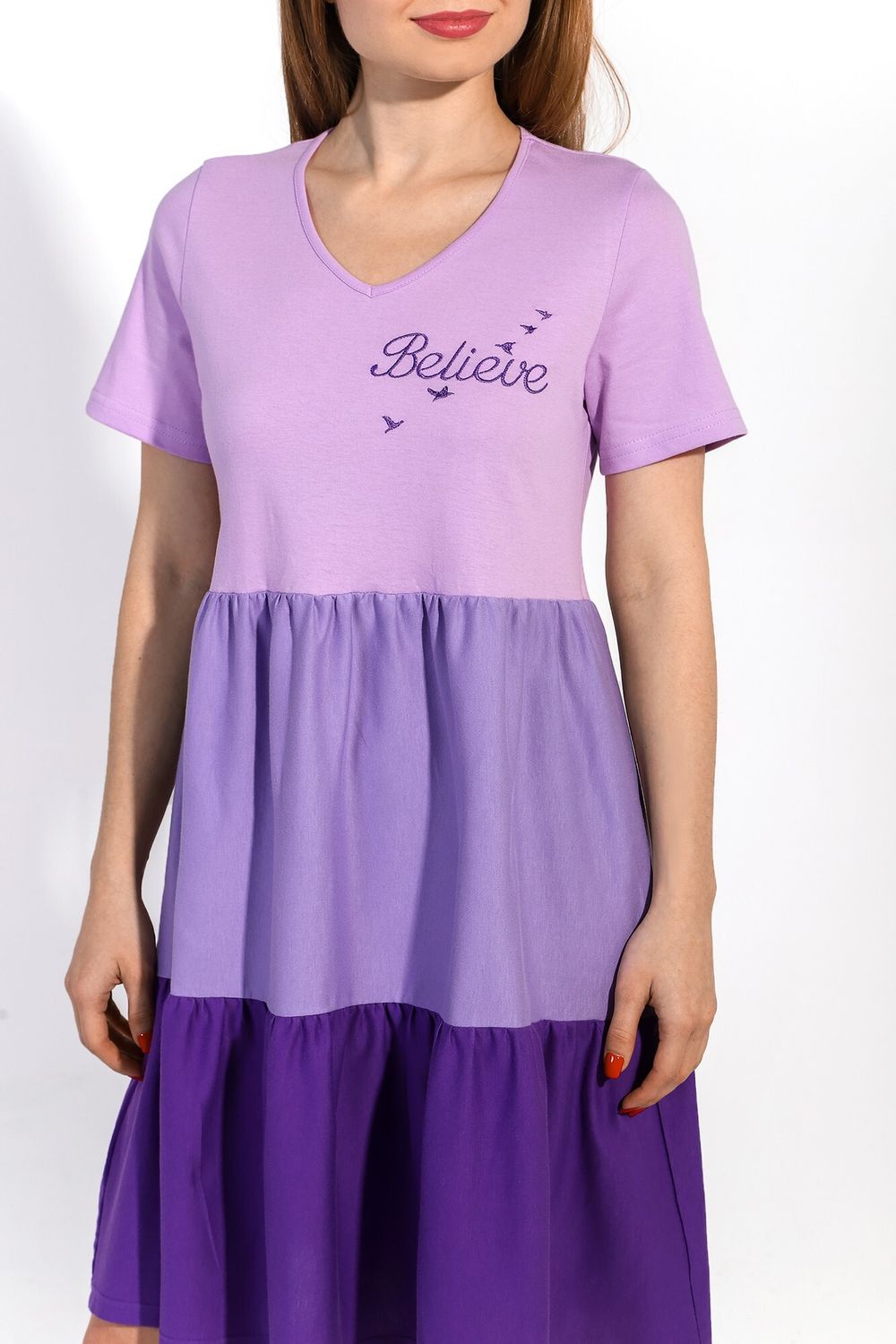 Платье Эксклюзив Виотекс СИРЕНЕВЫЙ