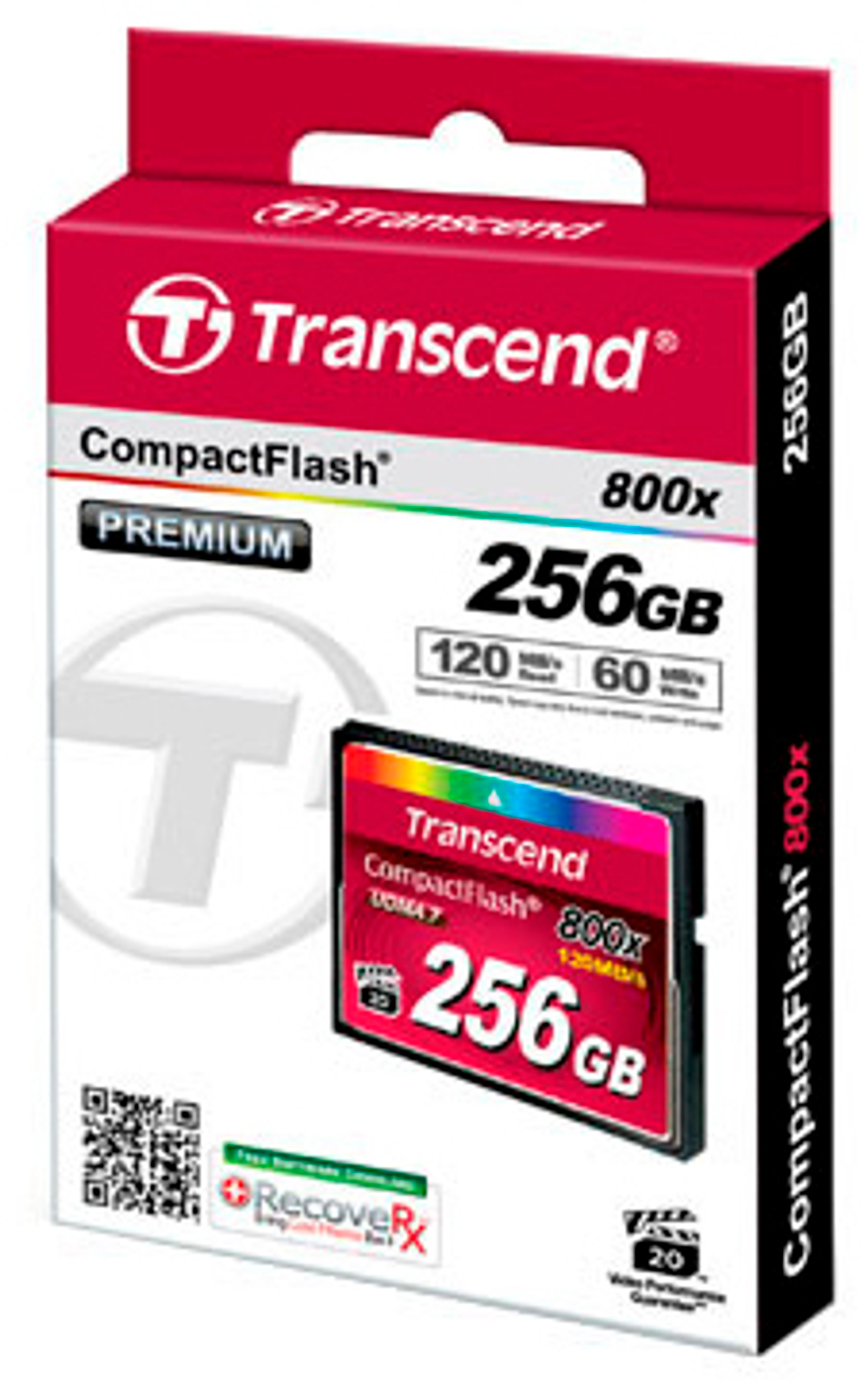 Карта памяти CompactFlash 256MB Transcend TS256GCF800