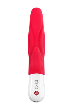 Вибратор Fun Factory LADY BI, силикон, красный, 22 см