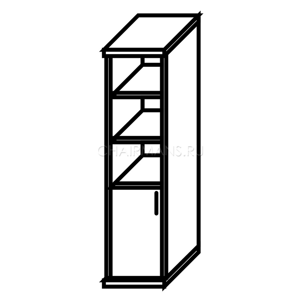 Шкаф Skyland SIMPLE SR-5U.5(L) белый