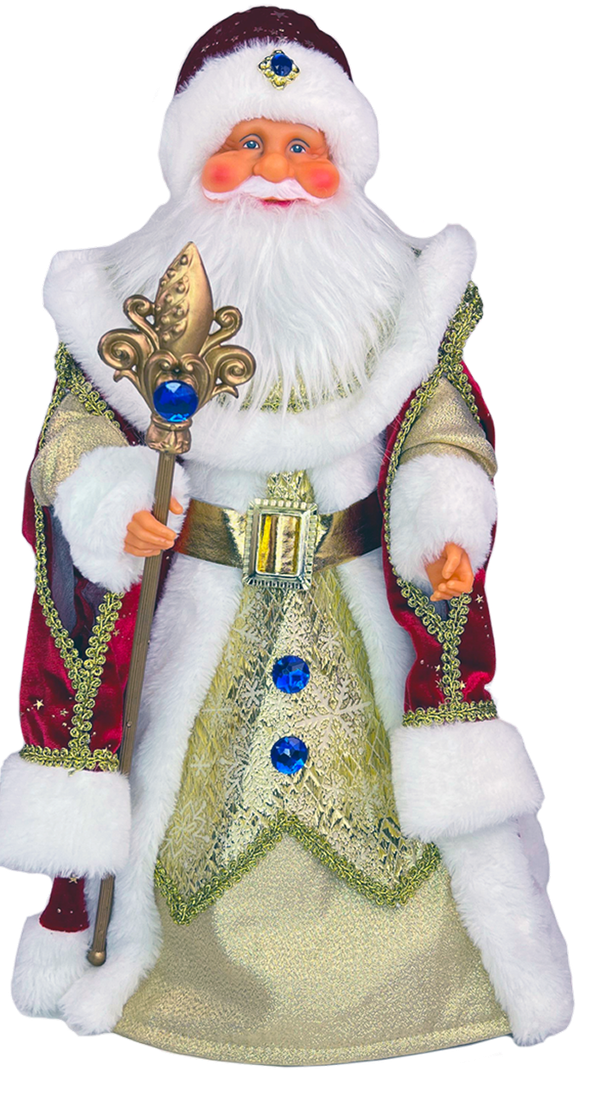 Игрушка-конфетница Дед Мороз (красный)