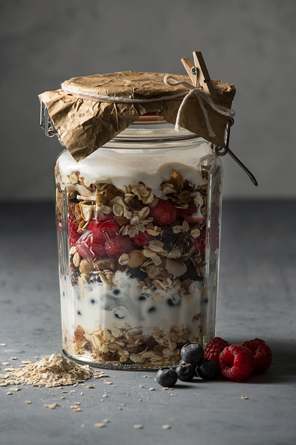 Банка гранёная clip top 950 мл