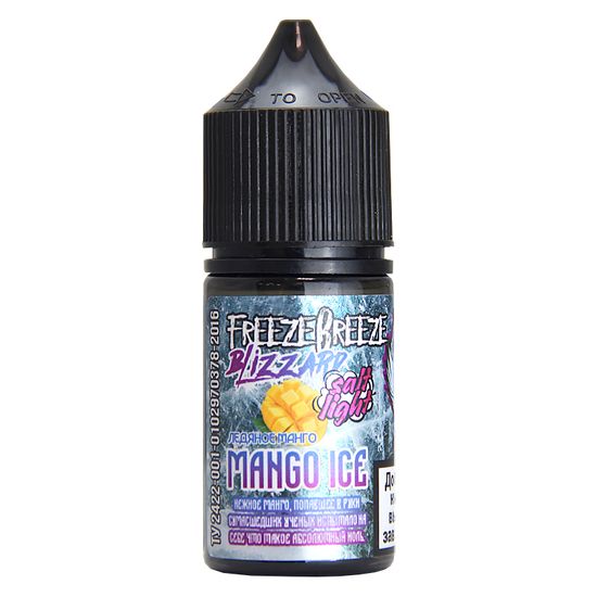 Жидкость Freeze Breeze Blizzard (30 мл, 20 мг SALT) Mango ICE