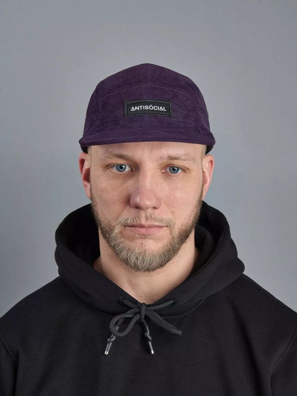 Кепка 5 panel Velvet Фиолетовая - фото 2