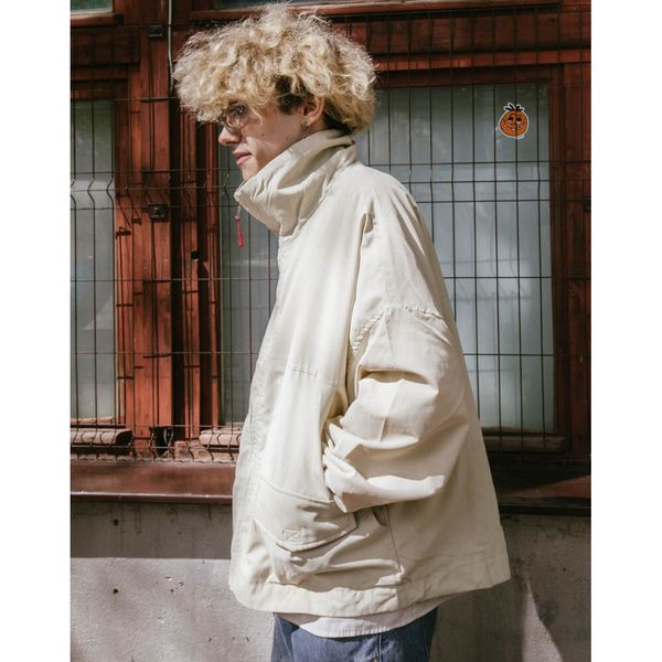 Ветровка Оверсайз Молоко - фото 3