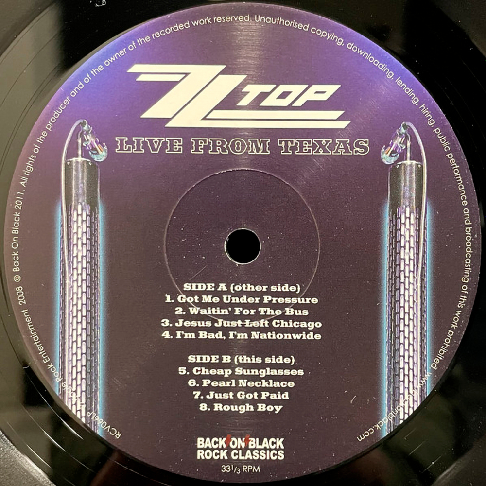 ZZ Top / Live From Texas (2LP)