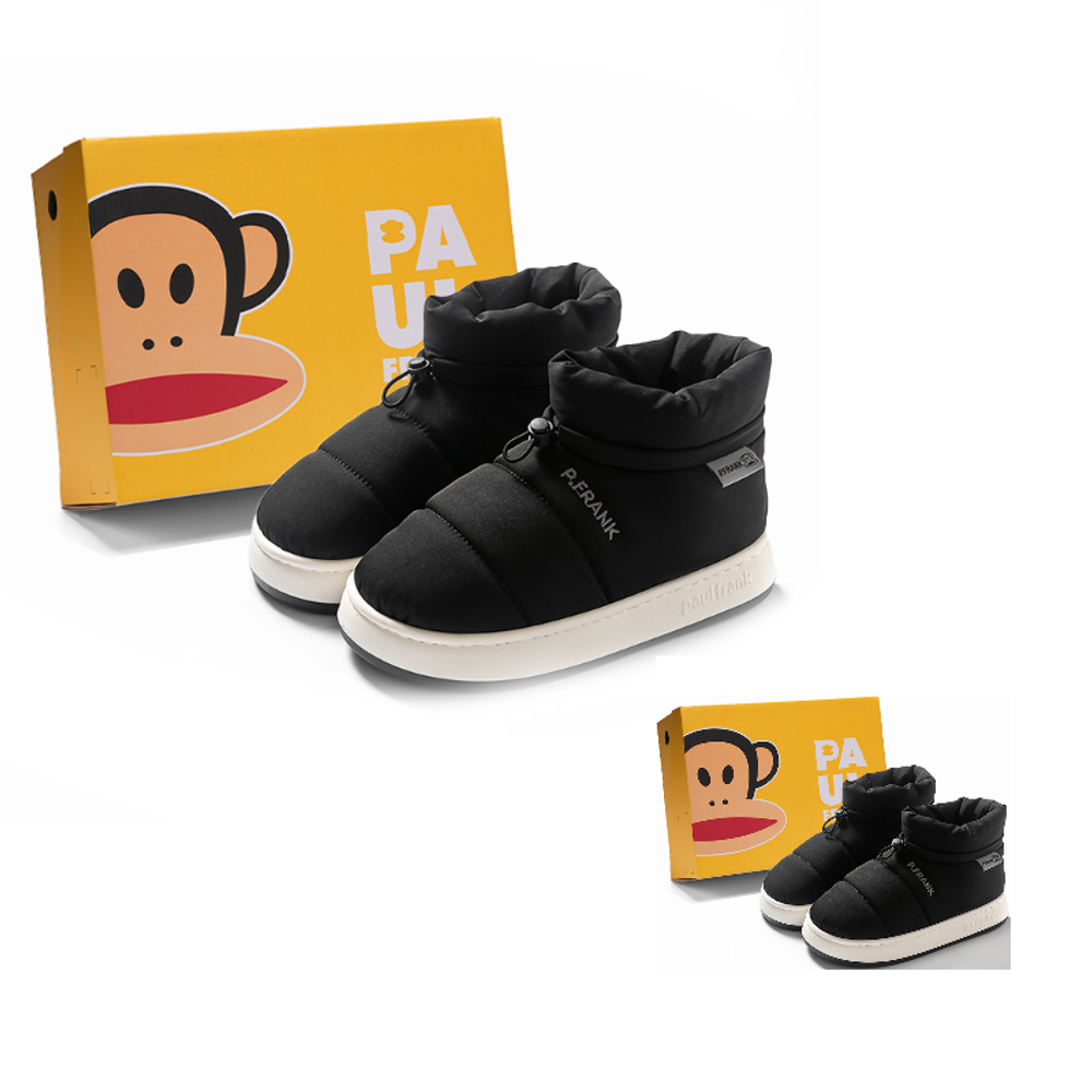 PAUL FRANK Couple"s Insulated Shoes Thermal Waterproof Low top Snow Boots Men"s