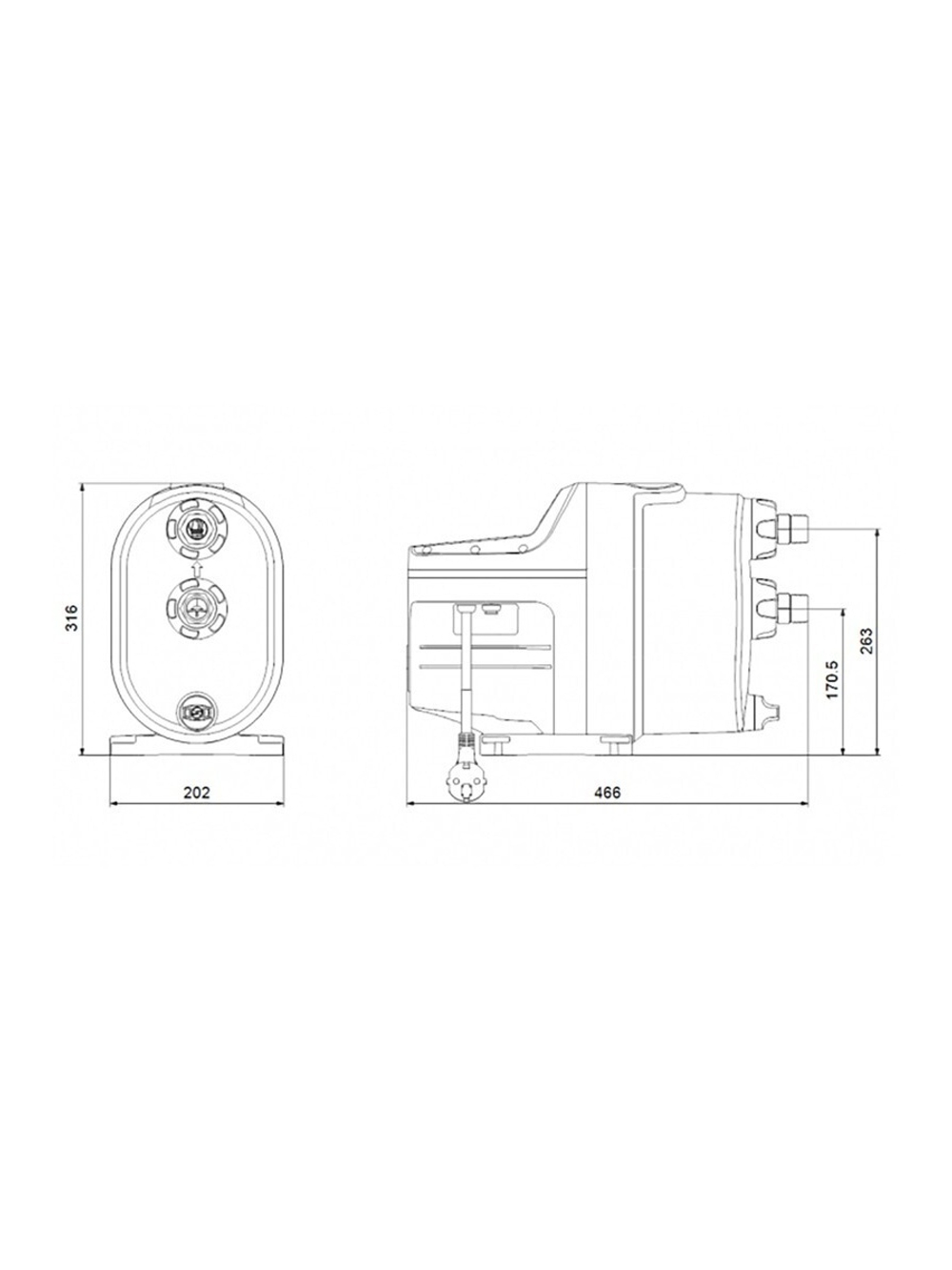 Установка насосная автоматическая Grundfos SCALA1 3-35