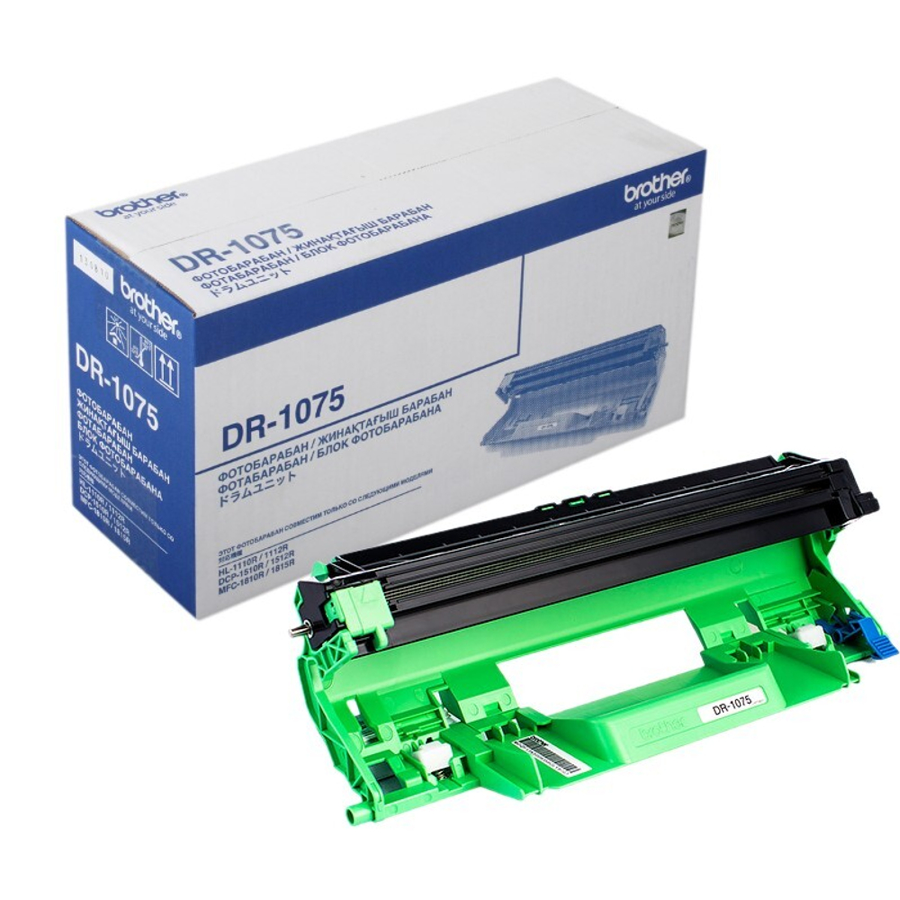 Фотобарабан Brother DR-1075 для HL1110/1112/1212/DCP1510/1512/1612/MFC1810/1815/1912 (10K)