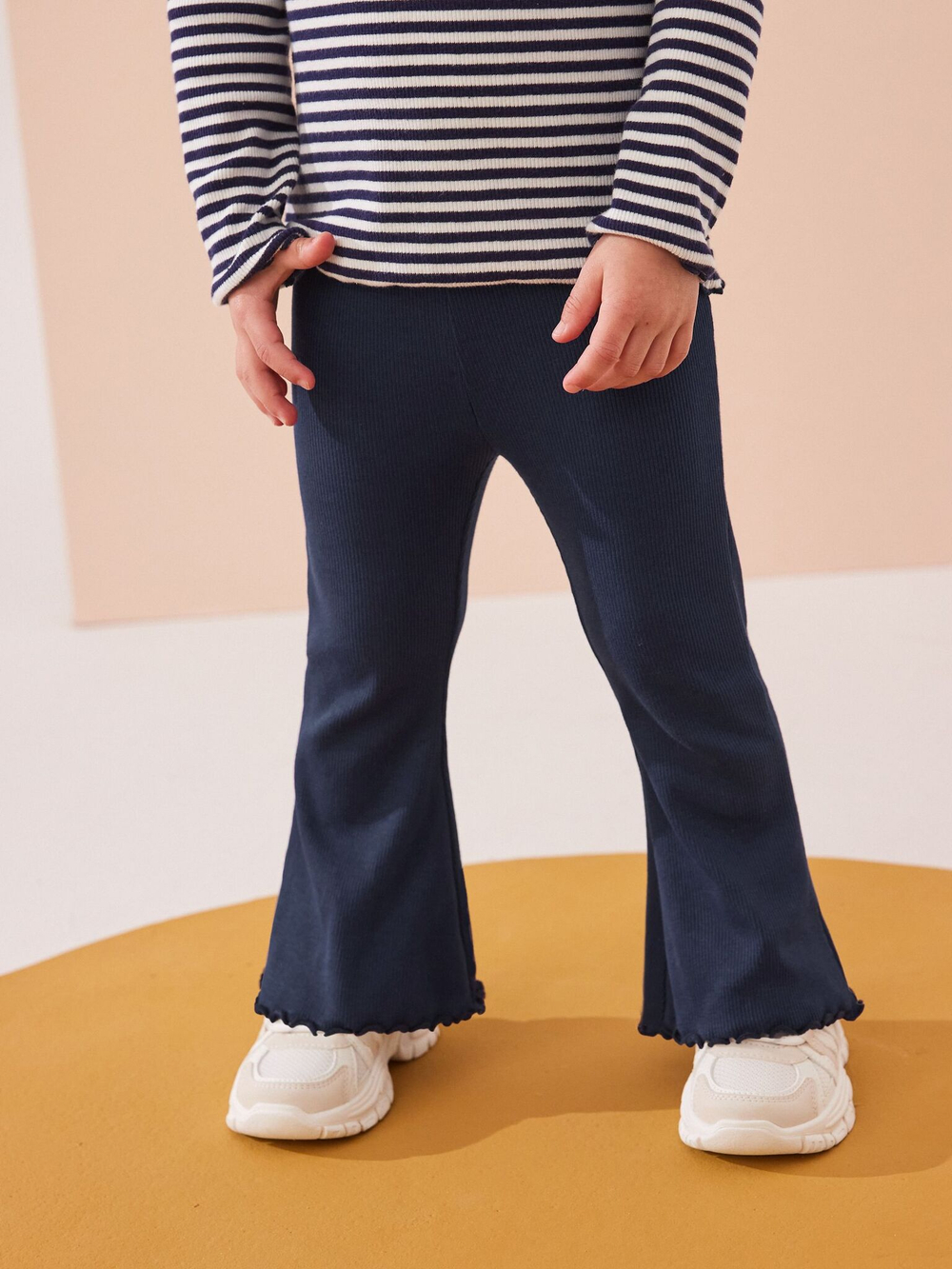 Легинсы-клеш для девочки Next 174-033, Темно-синий