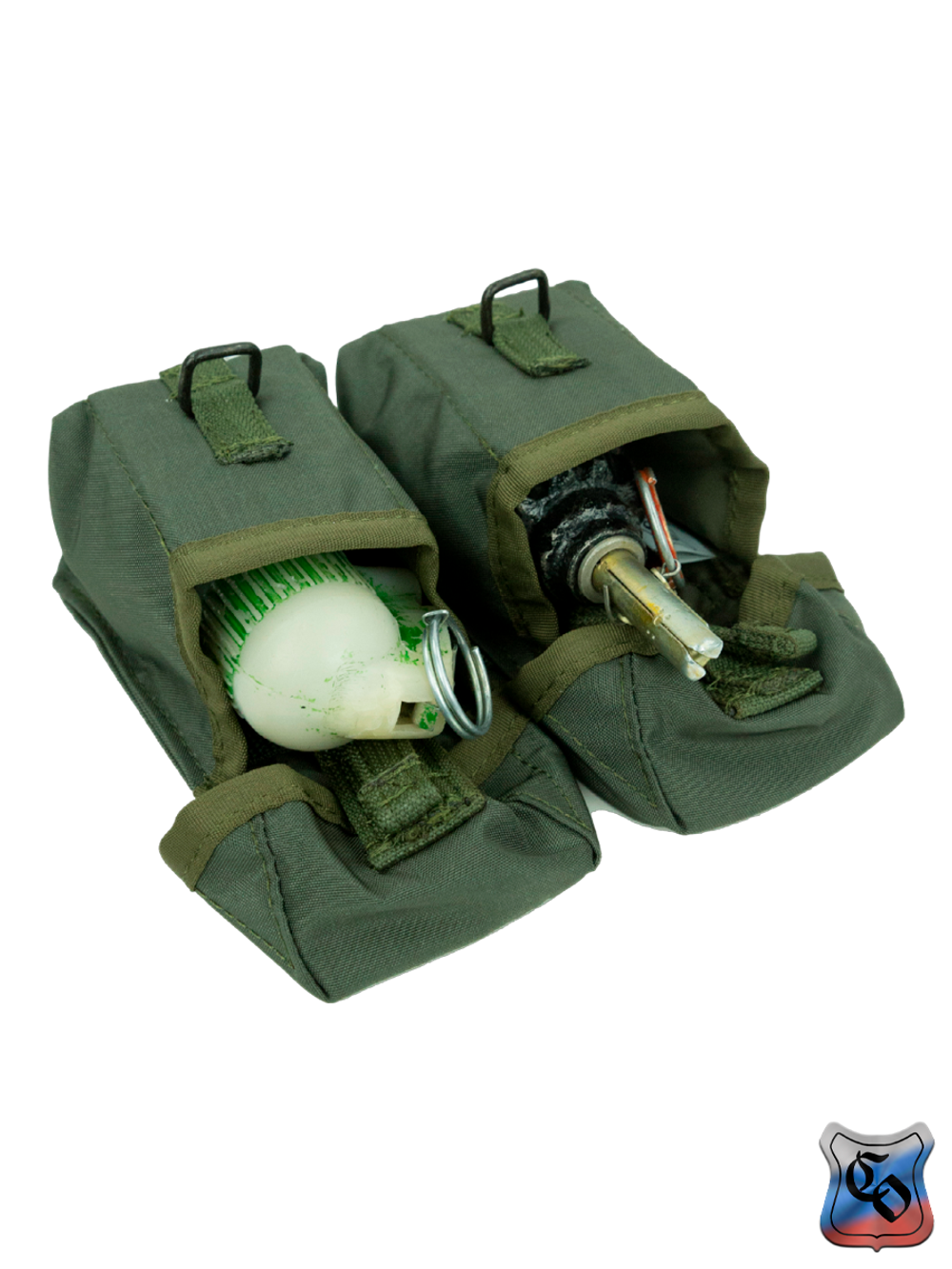 Подсумок SSO ПРГ 2 MOLLE с бесшумной застёжкой (Олива)