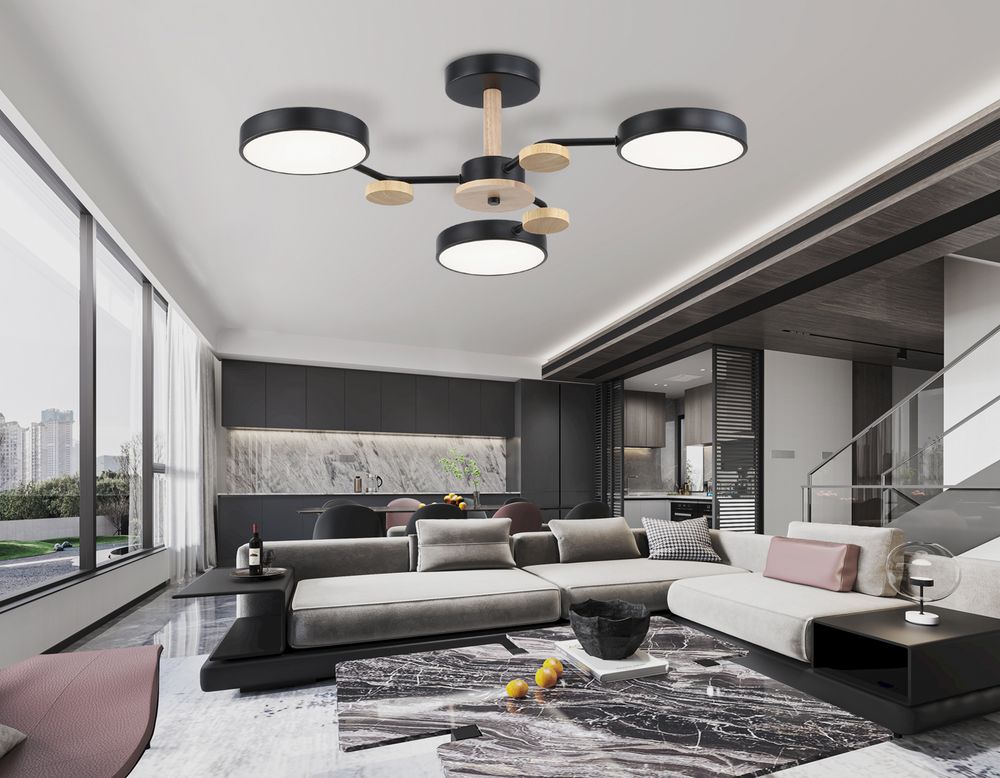 Ambrella Люстра светодиодная на штанге LineTech FL4857