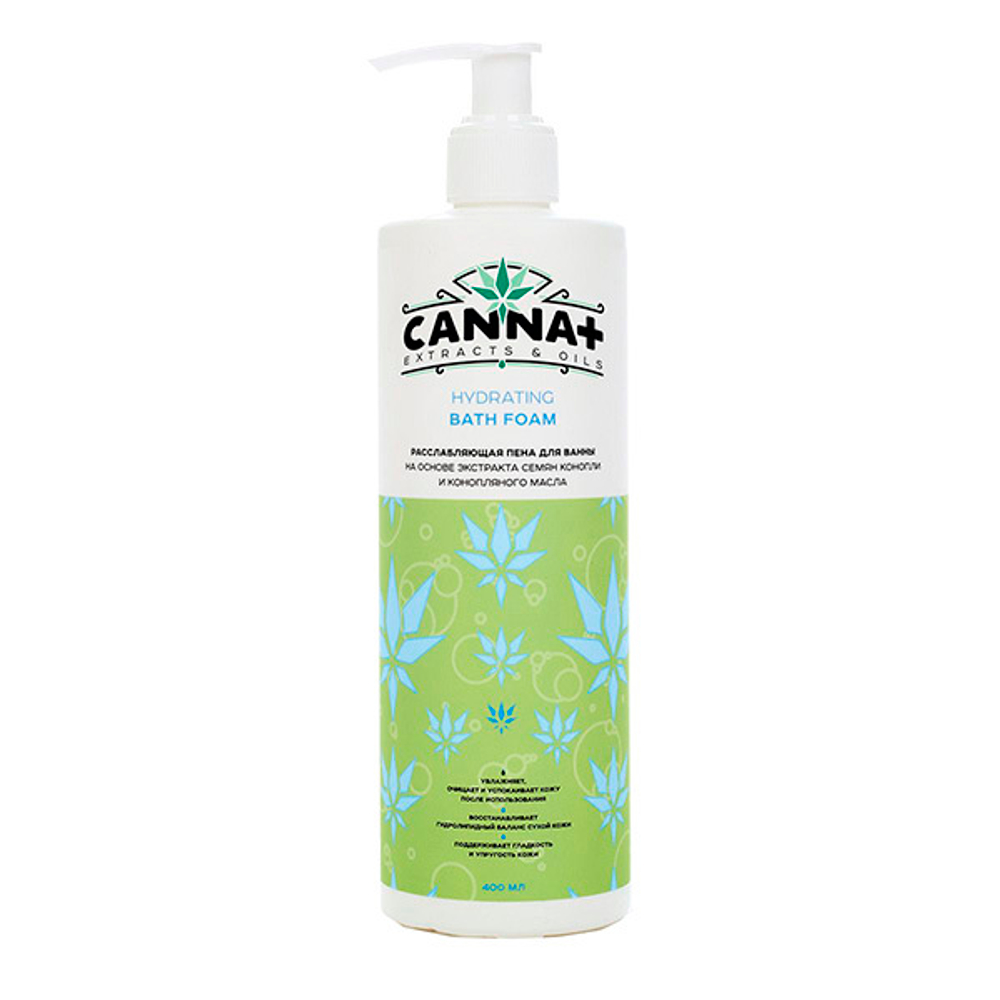 Пена для ванны Canna+ Hydrating Bath Foam 400мл